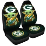Green Bay Packers Car Seat Covers Baby Yoda Car Accessories For Fan Gear Car Cover DN1205238012 CSC 2023