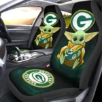 Green Bay Packers Car Seat Covers Baby Yoda Car Accessories For Fan Gear Car Cover DN1205238012 CSC 2023