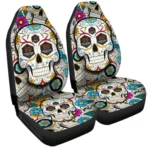Houston Dynamo FC Car Seat Covers Custom Sugar Skull Car Accessories Gear Car Cover DN0208232082 CSC 2023