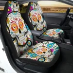 Kansas City Chiefs Car Seat Covers Custom Sugar Skull Car Accessories Gear Car Cover DN0208232048 CSC 2023