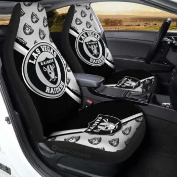 Las Vegas Raiders Car Seat Covers Custom Car Accessories For Fans Gear Car Cover CSC TN1310223054