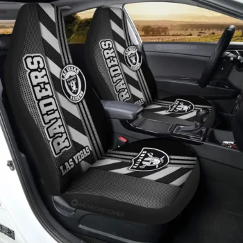 Las Vegas Raiders Car Seat Covers Custom Car Accessories Gear Car Cover 2 3ef6f667