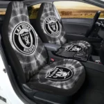 Las Vegas Raiders Car Seat Covers Custom Tie Dye Car Accessories Gear Car Cover CSC DN0803231025