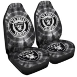 Las Vegas Raiders Car Seat Covers Custom Tie Dye Car Accessories Gear Car Cover CSC DN0803231025