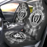 Las Vegas Raiders Car Seat Covers Custom Tie Dye Car Accessories Gear Car Cover CSC DN0803231025