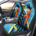 Los Angeles Chargers Car Seat Covers Goku Car Decorations For Fans Gear Car Cover TN0901231036 CSC 2023