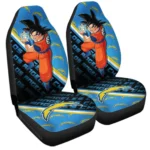 Los Angeles Chargers Car Seat Covers Goku Car Decorations For Fans Gear Car Cover TN0901231036 CSC 2023