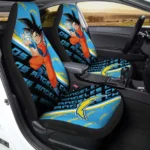 Los Angeles Chargers Car Seat Covers Goku Car Decorations For Fans Gear Car Cover TN0901231036 CSC 2023