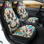 Los Angeles FC Car Seat Covers Custom Sugar Skull Car Accessories Gear Car Cover DN0208232085 CSC 2023