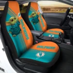 Miami Dolphins Car Seat Covers Baby Yoda Car Accessories Gear Car Cover DN0304231019 CSC 2023