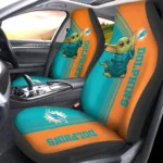 Miami Dolphins Car Seat Covers Baby Yoda Car Accessories Gear Car Cover DN0304231019 CSC 2023