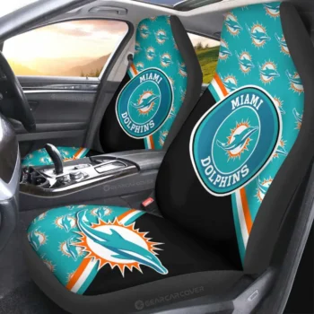 Miami Dolphins Car Seat Covers Custom Car Accessories For Fans Gear Car Cover 2