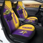 Minnesota Vikings Car Seat Covers Baby Yoda Car Accessories Gear Car Cover DN0304231020 CSC 2023