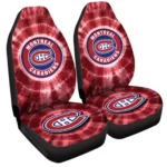 Montreal Canadiens Car Seat Covers Custom Tie Dye Car Accessories Gear Car Cover DN0803231048 CSC 2023