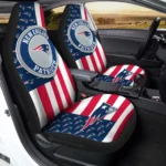New England Patriots Car Seat Covers Custom US Flag Style Gear Car Cover CSC TN1510221029