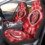 New Jersey Devils Car Seat Covers Custom Tie Dye Car Accessories Gear Car Cover DN0803231050 CSC 2023