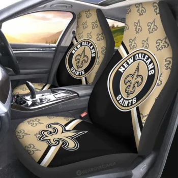 New Orleans Saints Car Seat Covers Custom Car Accessories For Fans Gear Car Cover 2