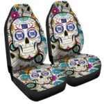 New York Giants Car Seat Covers Custom Sugar Skull Car Accessories Gear Car Cover DN0208232055 CSC 2023
