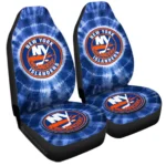 New York Islanders Car Seat Covers Custom Tie Dye Car Accessories Gear Car Cover DN0803231051 CSC 2023