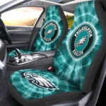 Philadelphia Eagles Car Seat Covers Custom Tie Dye Car Accessories Gear Car Cover DN0803231026 CSC 2023