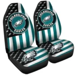 Philadelphia Eagles Car Seat Covers Custom US Flag Style Gear Car Cover CSC TN1510221020