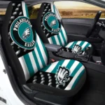 Philadelphia Eagles Car Seat Covers Custom US Flag Style Gear Car Cover CSC TN1510221020