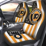 Philadelphia Flyers Car Seat Covers Custom US Flag Style Gear Car Cover TN1510221045 CSC 2022