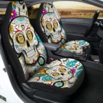 Pittsburgh Penguins Car Seat Covers Custom Sugar Skull Car Accessories Gear Car Cover DN0208232022 CSC 2023