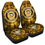 Pittsburgh Penguins Car Seat Covers Custom Tie Dye Car Accessories Gear Car Cover DN0803231055 CSC 2023