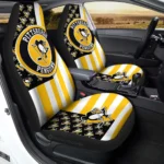 Pittsburgh Penguins Car Seat Covers Custom US Flag Style Gear Car Cover TN1510221052 CSC 2022