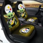 Pittsburgh Steelers Car Seat Covers Baby Yoda Car Accessories For Fan Gear Car Cover DN1205238027 CSC 2023