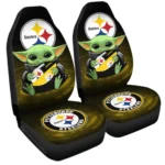 Pittsburgh Steelers Car Seat Covers Baby Yoda Car Accessories For Fan Gear Car Cover DN1205238027 CSC 2023