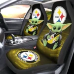 Pittsburgh Steelers Car Seat Covers Baby Yoda Car Accessories For Fan Gear Car Cover DN1205238027 CSC 2023