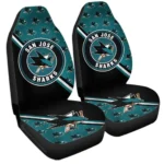 San Jose Sharks Car Seat Covers Custom Car Accessories For Fans Gear Car Cover CSC TN1310223022