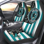 San Jose Sharks Car Seat Covers Custom US Flag Style Gear Car Cover TN1510221053 CSC 2022