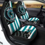 San Jose Sharks Car Seat Covers Custom US Flag Style Gear Car Cover TN1510221053 CSC 2022