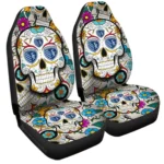 Sporting Kansas City Car Seat Covers Custom Sugar Skull Car Accessories Gear Car Cover DN0208232083 CSC 2023