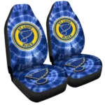St Louis Blues Car Seat Covers Custom Tie Dye Car Accessories Gear Car Cover DN0803231057 CSC 2023