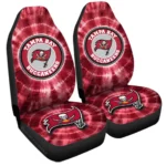 Tampa Bay Buccaneers Car Seat Covers Custom Tie Dye Car Accessories Gear Car Cover DN0803231030 CSC 2023
