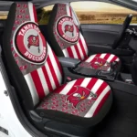 Tampa Bay Buccaneers Car Seat Covers Custom US Flag Style Gear Car Cover TN1510221032 CSC 2022