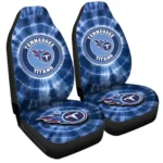 Tennessee Titans Car Seat Covers Custom Tie Dye Car Accessories Gear Car Cover DN0803231031 CSC 2023