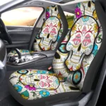 Toronto FC Car Seat Covers Custom Sugar Skull Car Accessories Gear Car Cover DN0208232080 CSC 2023