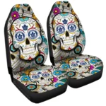 Toronto Maple Leafs Car Seat Covers Custom Sugar Skull Car Accessories Gear Car Cover DN0208232026 CSC 2023