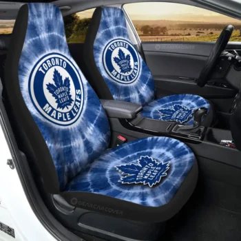 Toronto Maple Leafs Car Seat Covers Custom Tie Dye Car Accessories Gear Car Cover 2