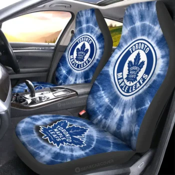Toronto Maple Leafs Car Seat Covers Custom Tie Dye Car Accessories Gear Car Cover CSC DN0803231059