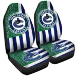 Vancouver Canucks Car Seat Covers Custom US Flag Style Gear Car Cover TN1510221050 CSC 2022