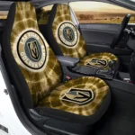 Vegas Golden Knights Car Seat Covers Custom Tie Dye Car Accessories Gear Car Cover DN0803231061 CSC 2023