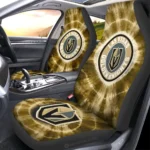 Vegas Golden Knights Car Seat Covers Custom Tie Dye Car Accessories Gear Car Cover DN0803231061 CSC 2023
