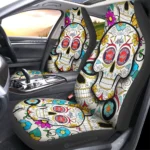 Washington Capitals Car Seat Covers Custom Sugar Skull Car Accessories Gear Car Cover DN0208232029 CSC 2023