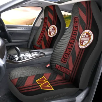 Washington Commanders Car Seat Covers Custom Car Accessories Gear Car Cover CSC DN2912233063
